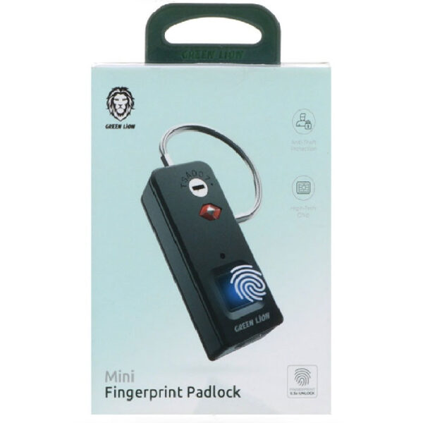 قفل اثرانگشتی Green Lion Mini Fingerprint Padlock