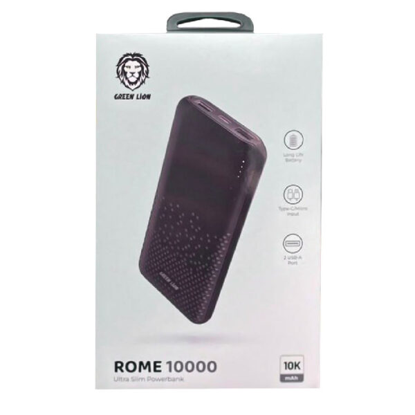 پاوربانک گرین لاین مدل Rome Ultra Slim 20000