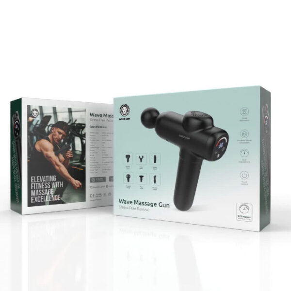 ماساژور تفنگی گرین لاین مدل Green Lion Wave Massage Gun