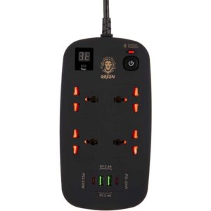 رابط و چندراهی هوشمند fast charge گرین لاین 3500 وات (3 متری)