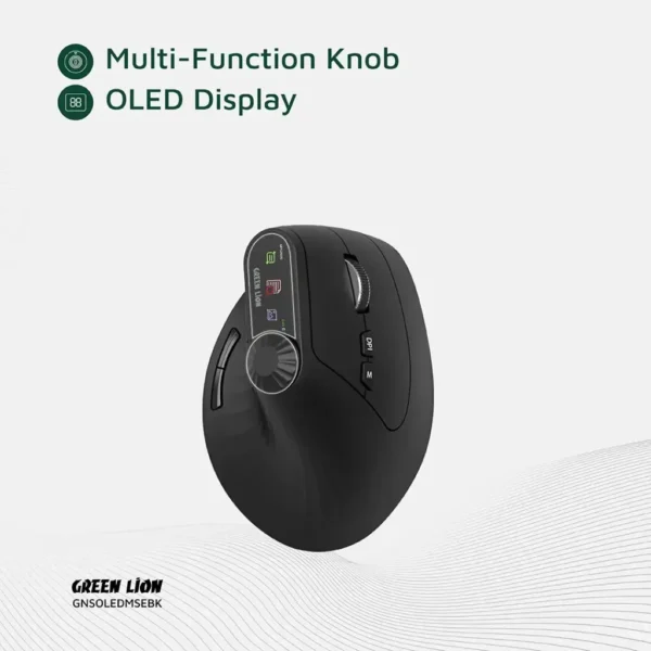 موس ارگونومیک عمودی Smart OLED گرین لاین - Image 3